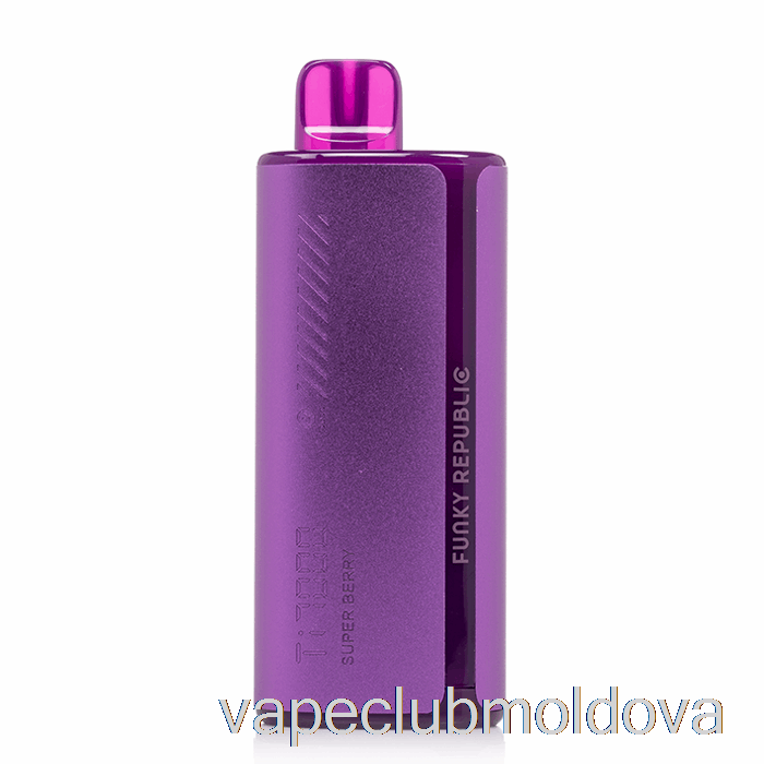 Vape Mod Funky Lands Ti7000 Super Berry De Unică Folosință